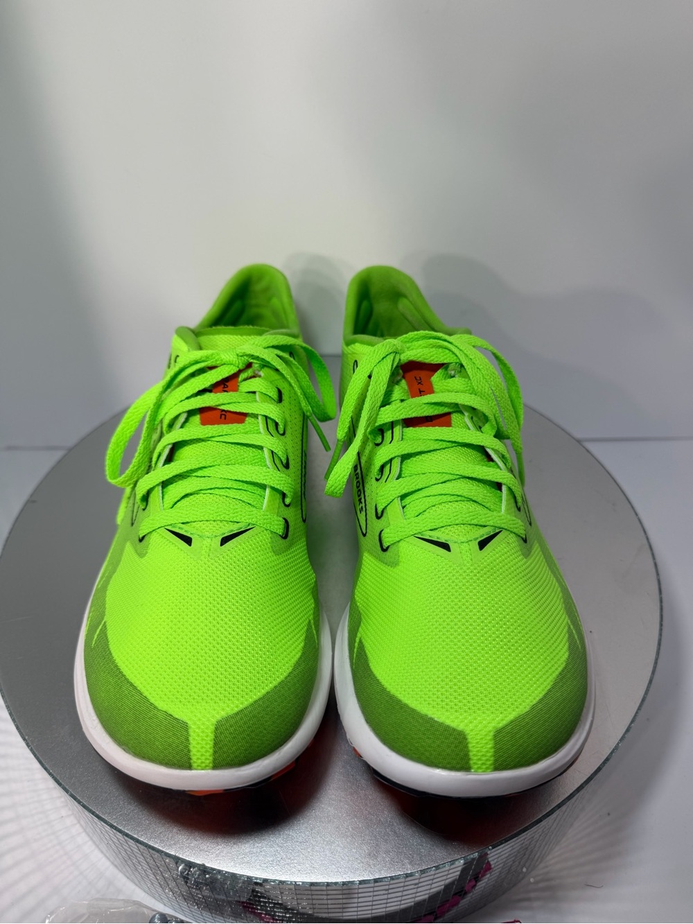 Brooks Neon Green Athletic Running Shoes